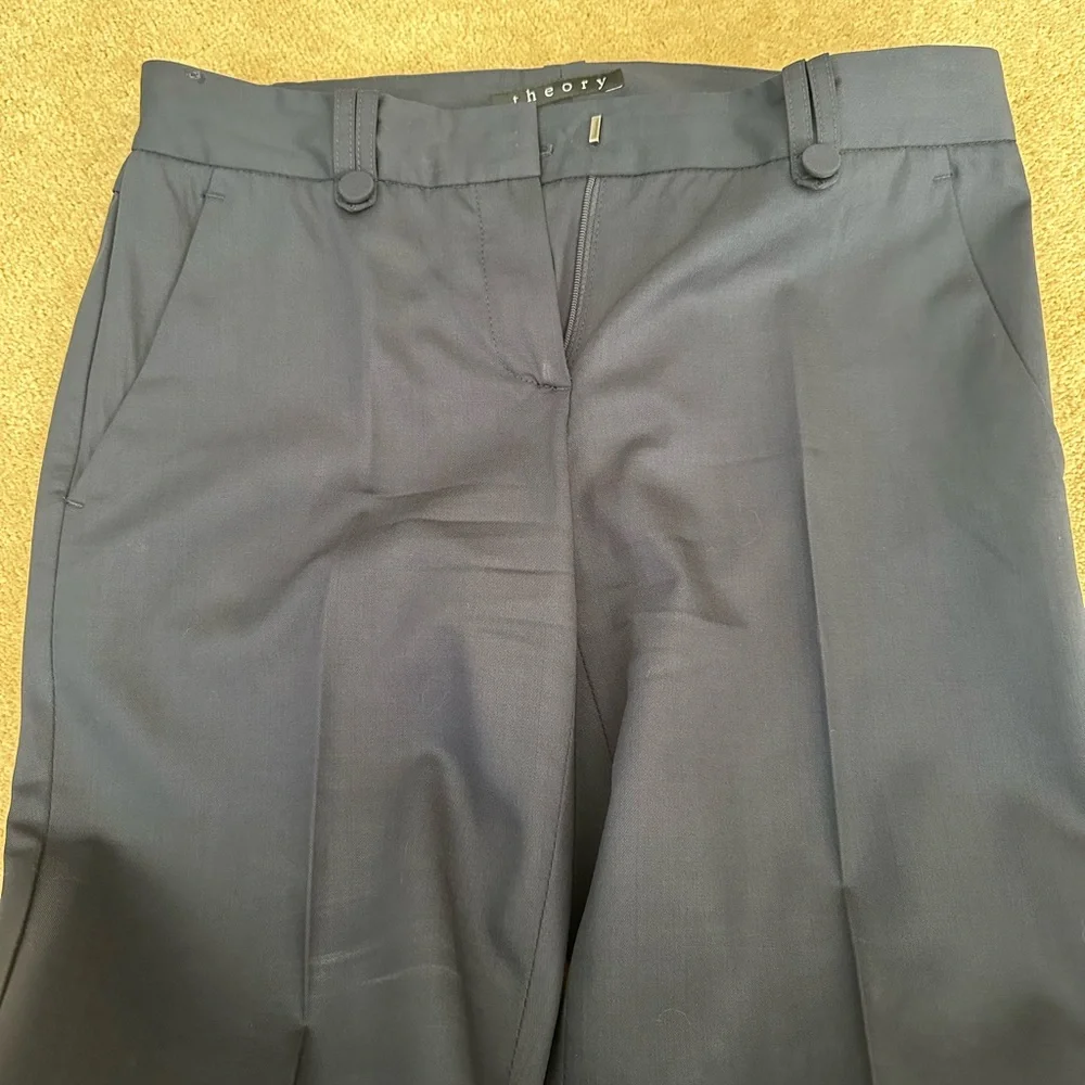 Theory Wool Crop Pants
